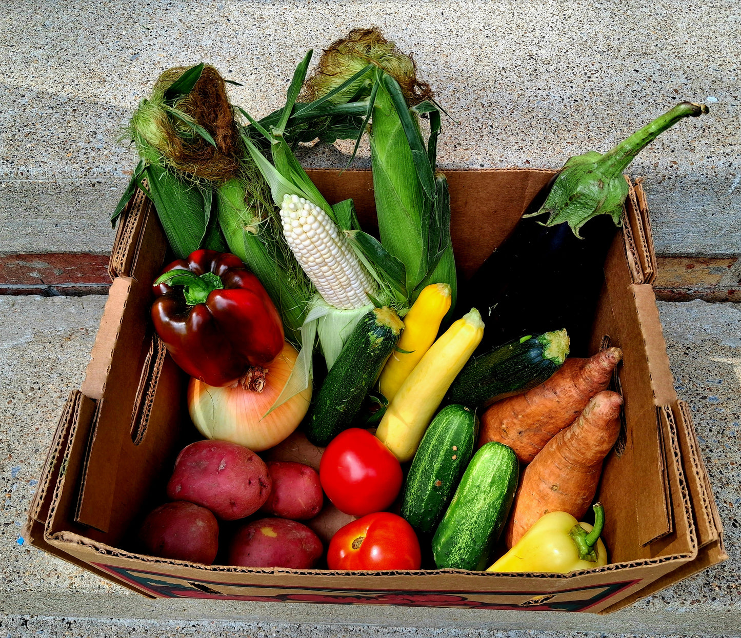The Value Veggie Box for Four: **Veggies Only - No Fruit**