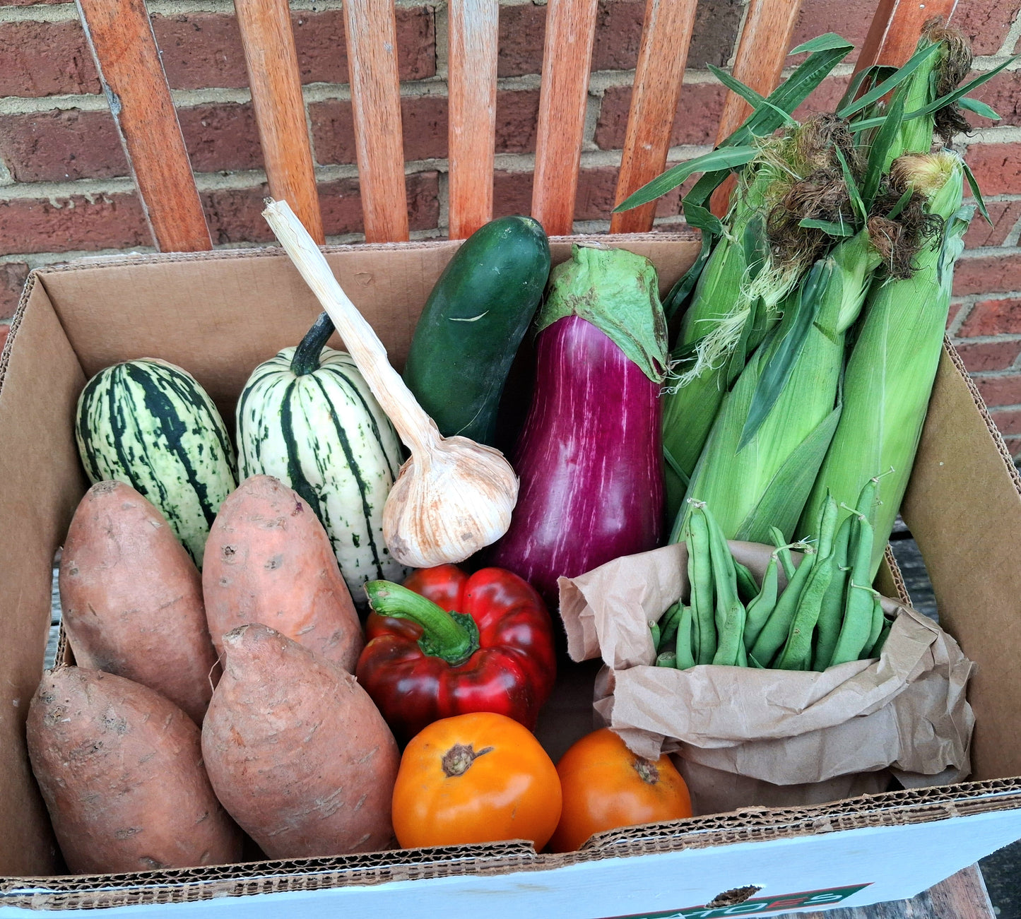 The Value Veggie Box for Four: **Veggies Only - No Fruit**