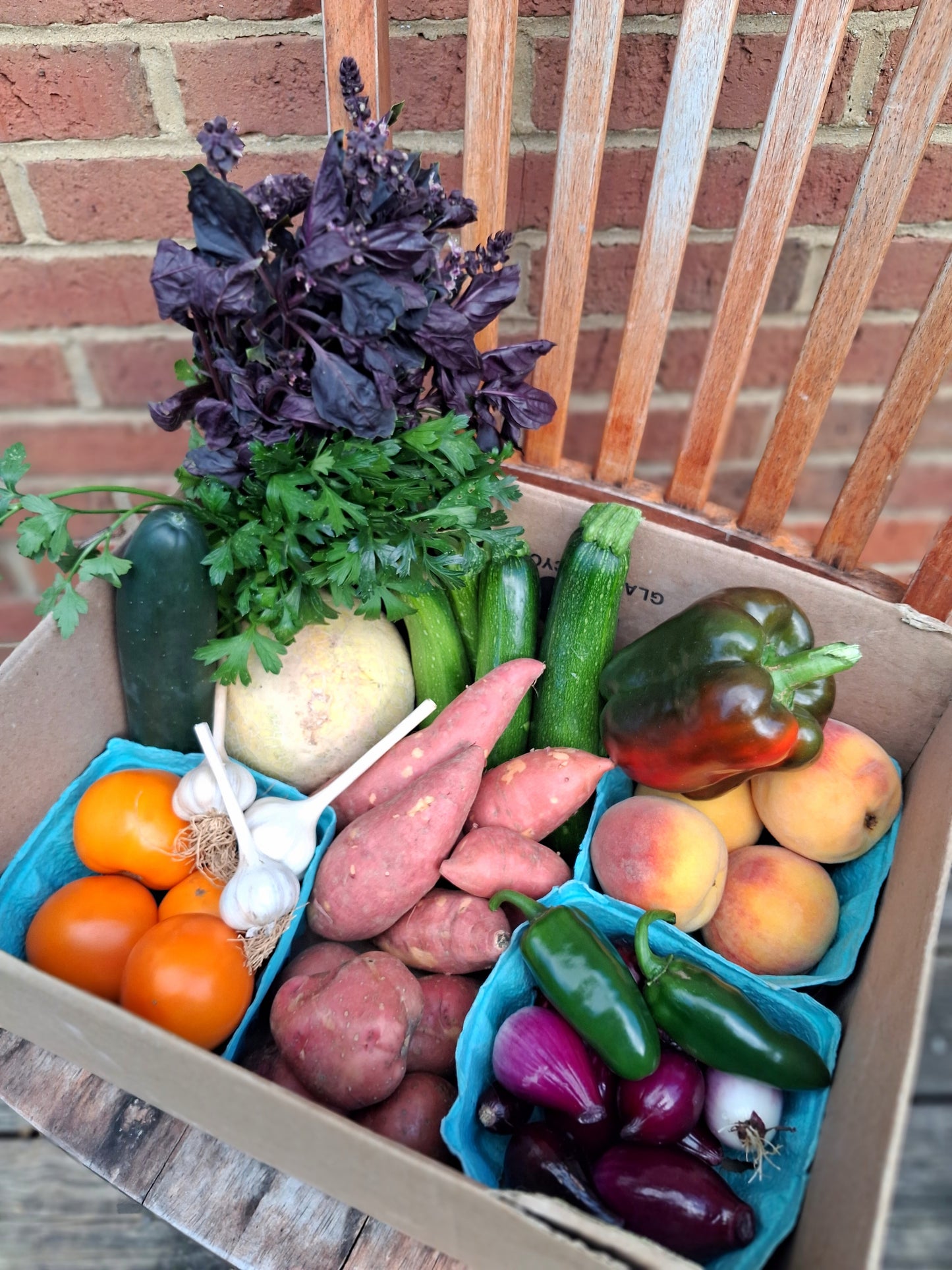 The Weekly Harvest Produce Box: Nourishment for Four!