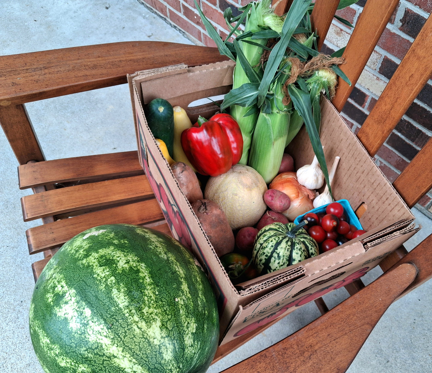 The Weekly Harvest Produce Box: Nourishment for Four!